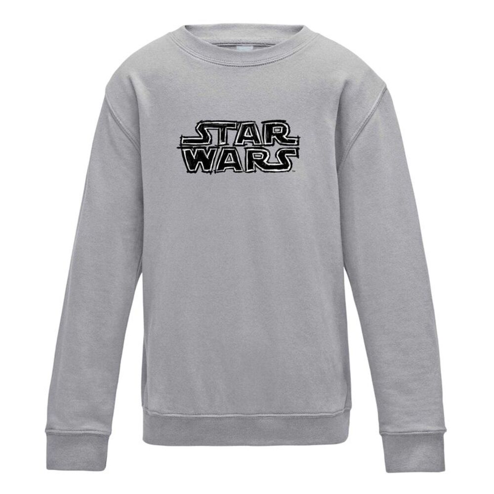 Star Wars Childrens/Kids Logo Sweatshirt / Gray